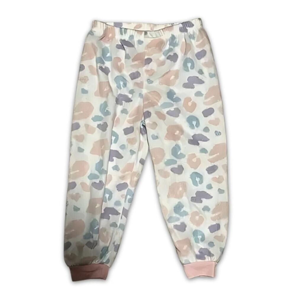 Free 2 Dream Fuzzy Pants Soft Cozy Material Elastic Waistband Multicolor 3T NWOT